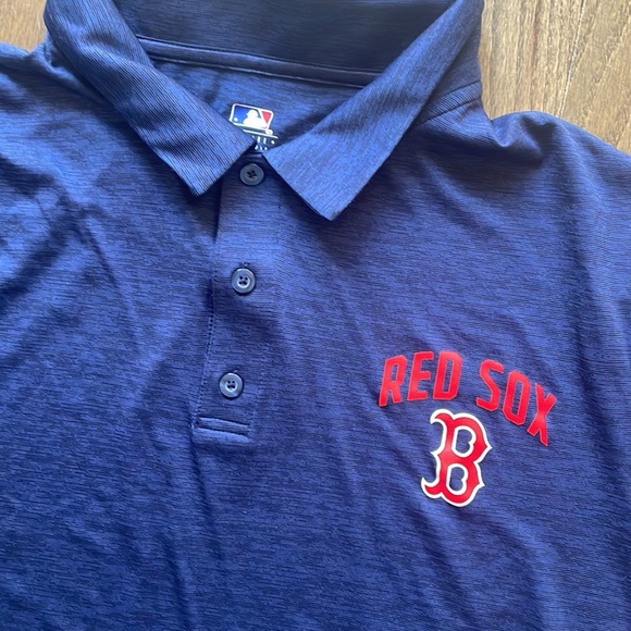 NWOT BOSTON RED SOX POLO SHIRT GENUINE BLUE polo L - Picture 6 of 7